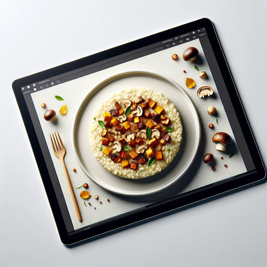 Autumnal Chestnut and Wild Mushroom Risotto
