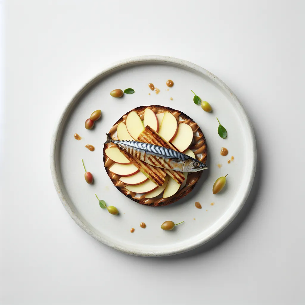 Autumnal Smoked Mackerel and Apple Breakfast Tartine