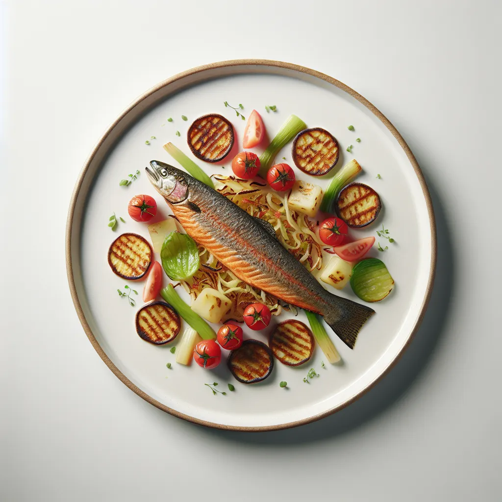 Autumnal Smoked Trout and Celeriac Rosti