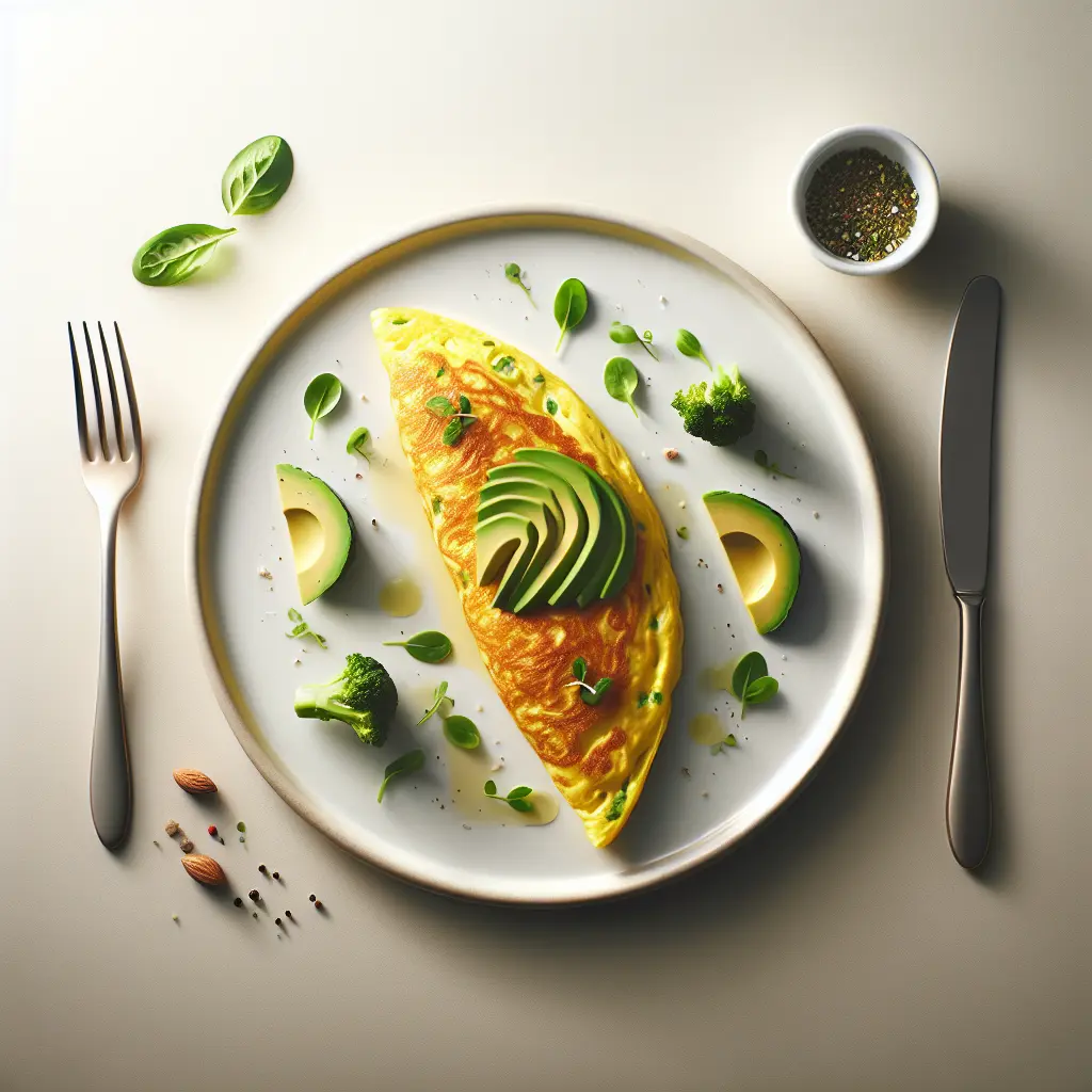 Avocado and Herb Omelette