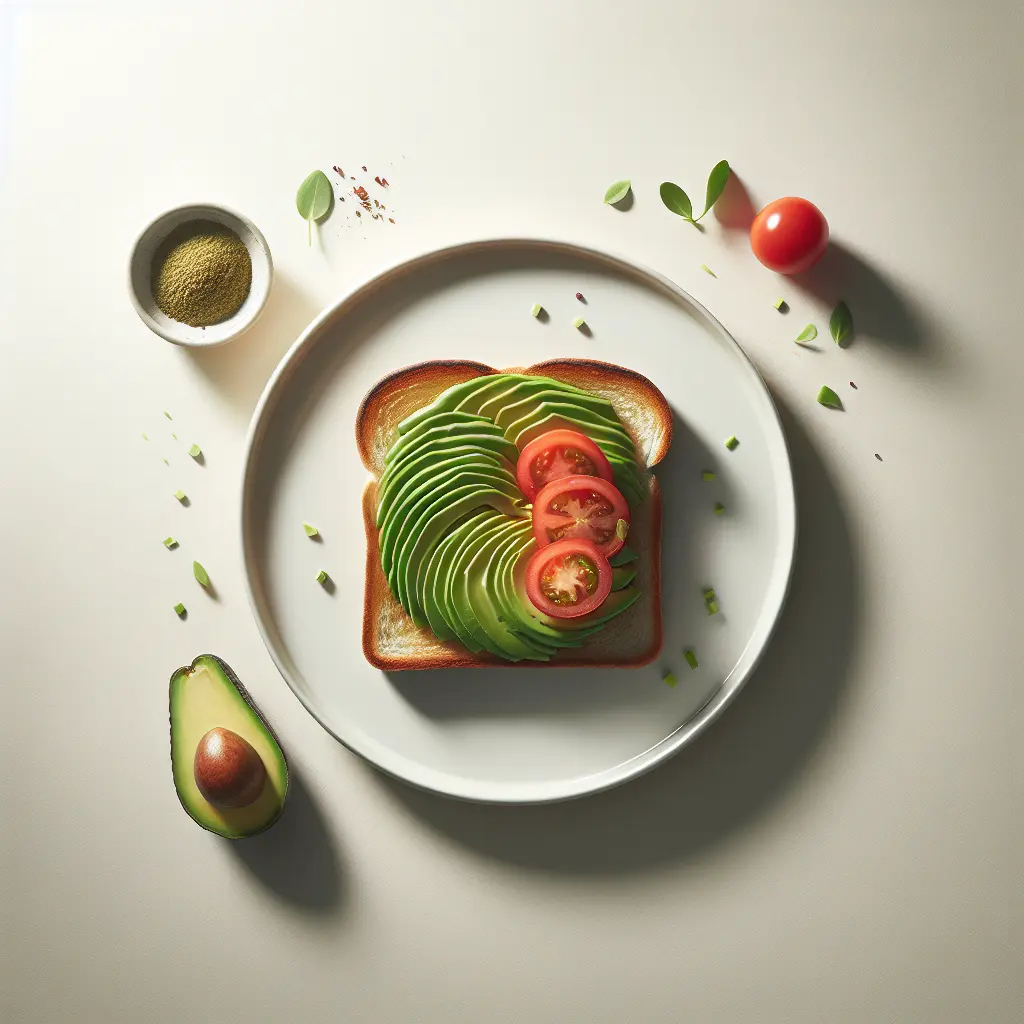 Avocado and Tomato Breakfast Toast