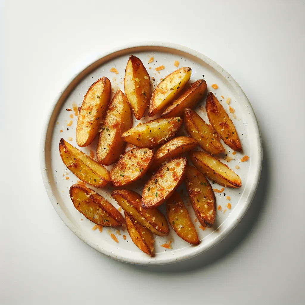 Baked Garlic Parmesan Potato Wedges