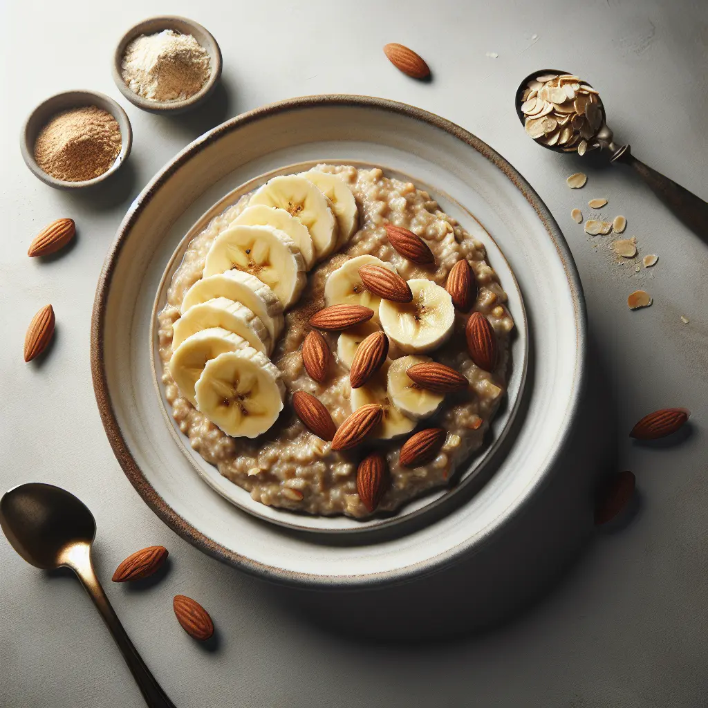 Banana Almond Oatmeal