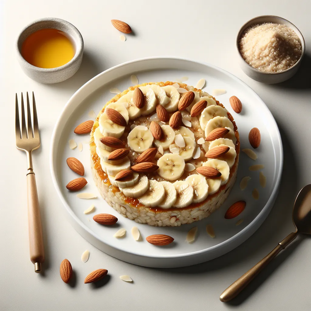 Banana and Almond Butter Rice Cake