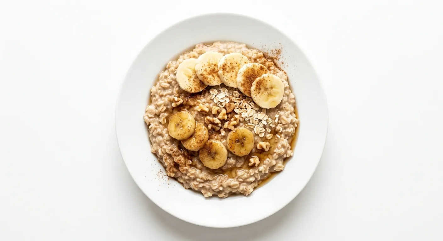Banana Cinnamon Oatmeal Porridge