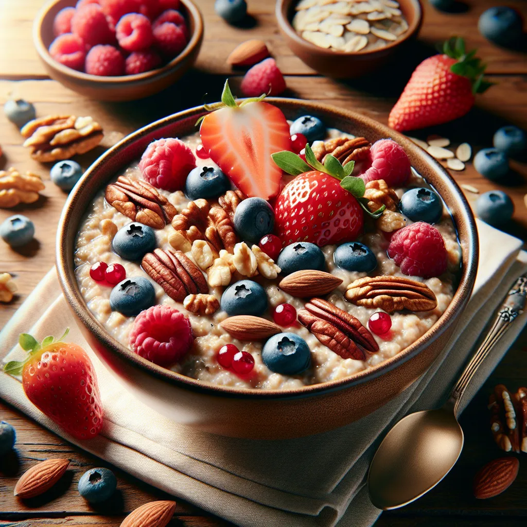 Autumn Berry and Nut Oatmeal