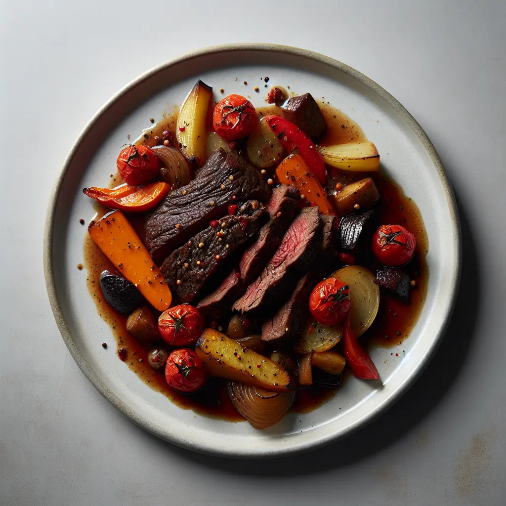 Braised Beef with Autumn Root Vegetables