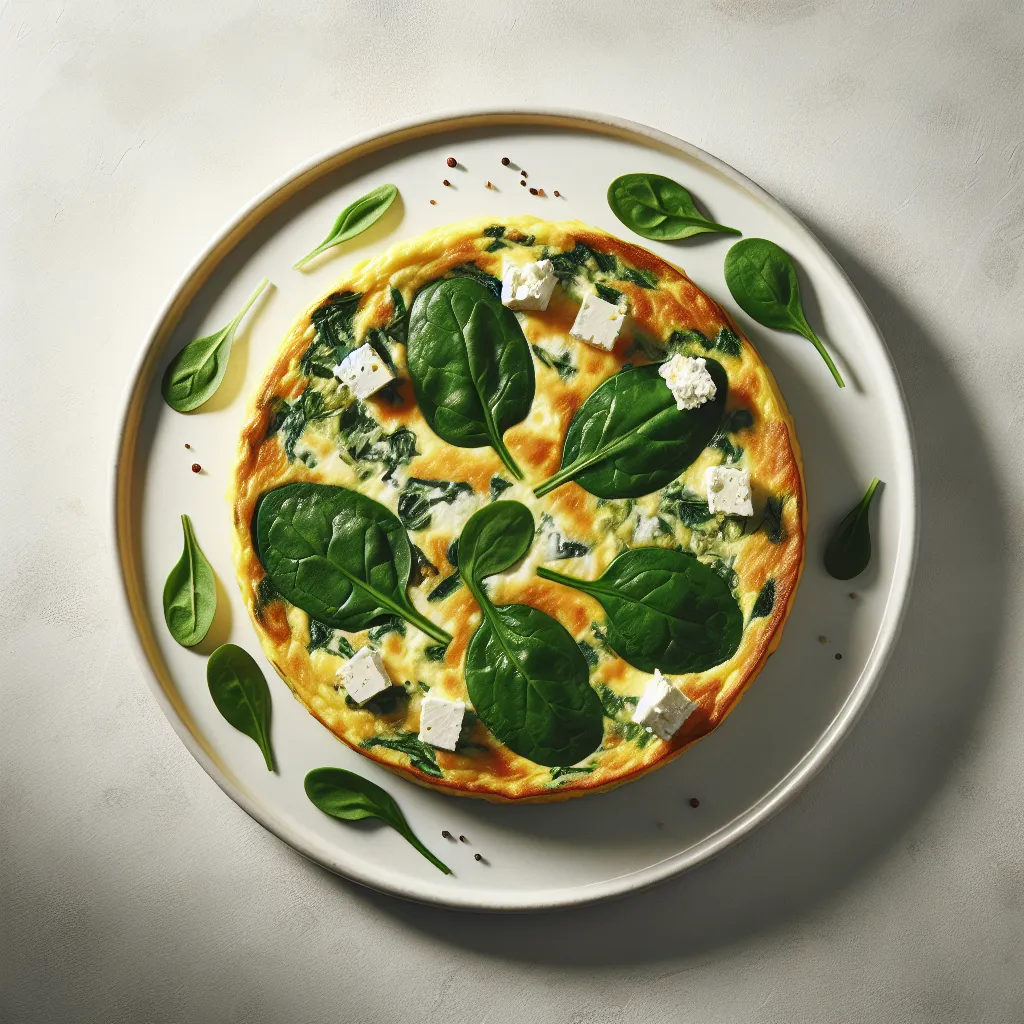 Breakfast Frittata with Spinach and Feta