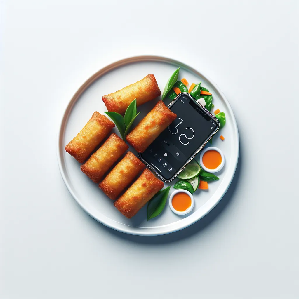 Crispy Chicken and Vegetable Egg Rolls
