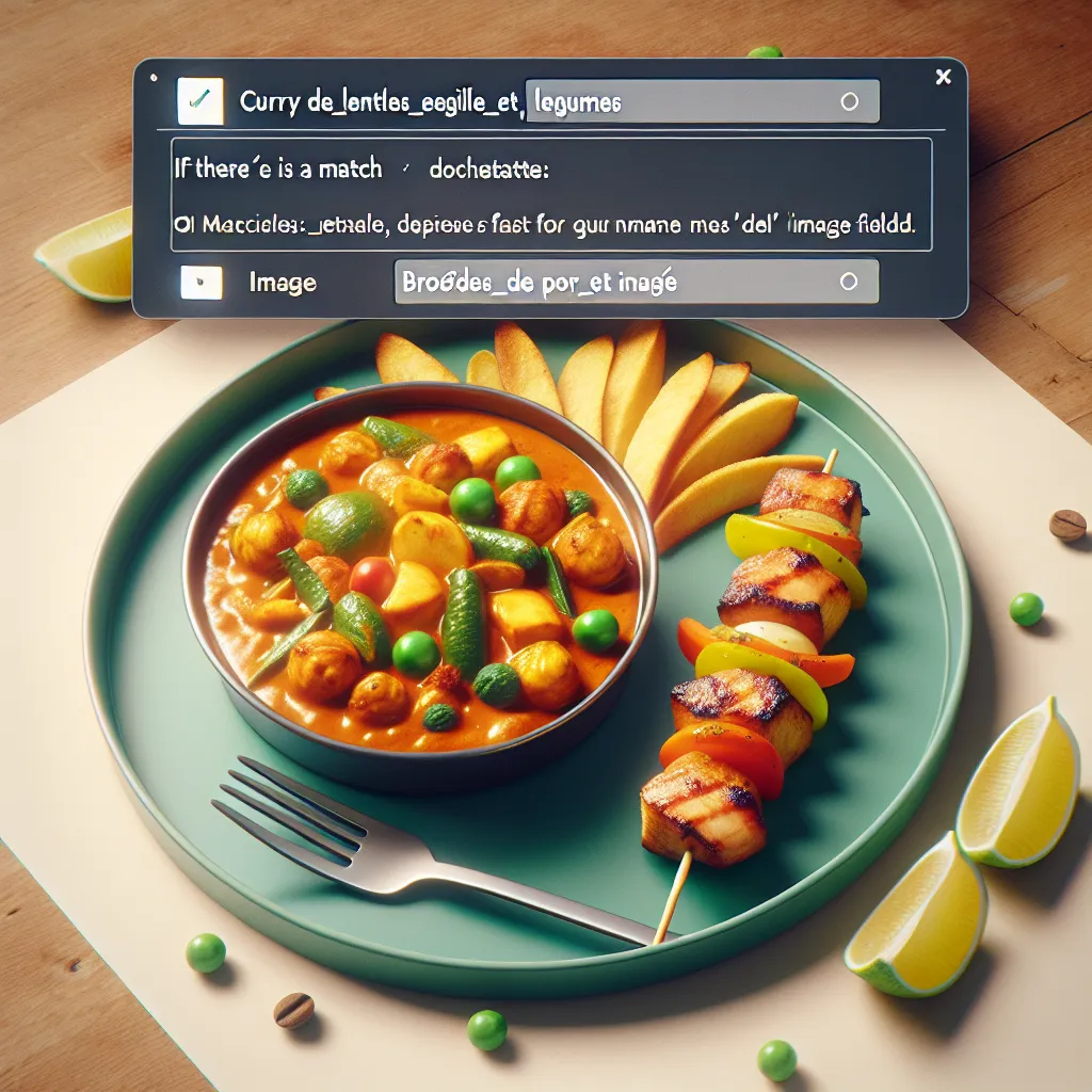 Curry de pois chiches et épinards