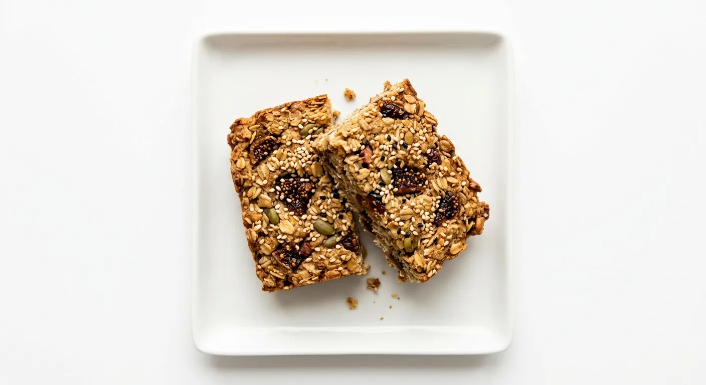 Fig and Sesame Oat Bars