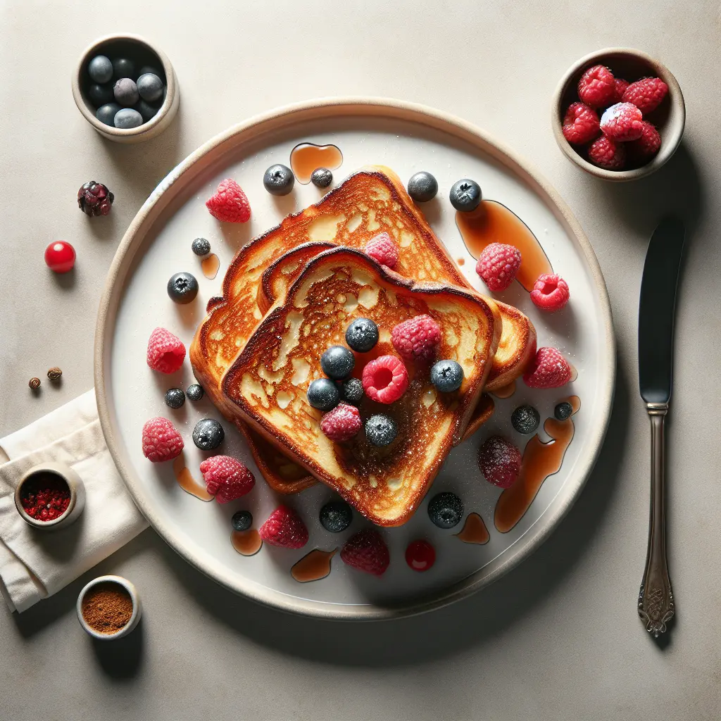 French Toast with Seasonal Berries