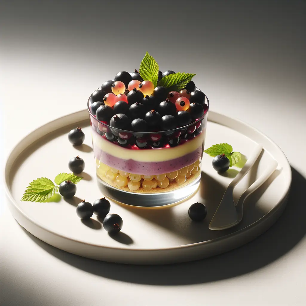 Gooseberry and Blackcurrant Breakfast Parfait