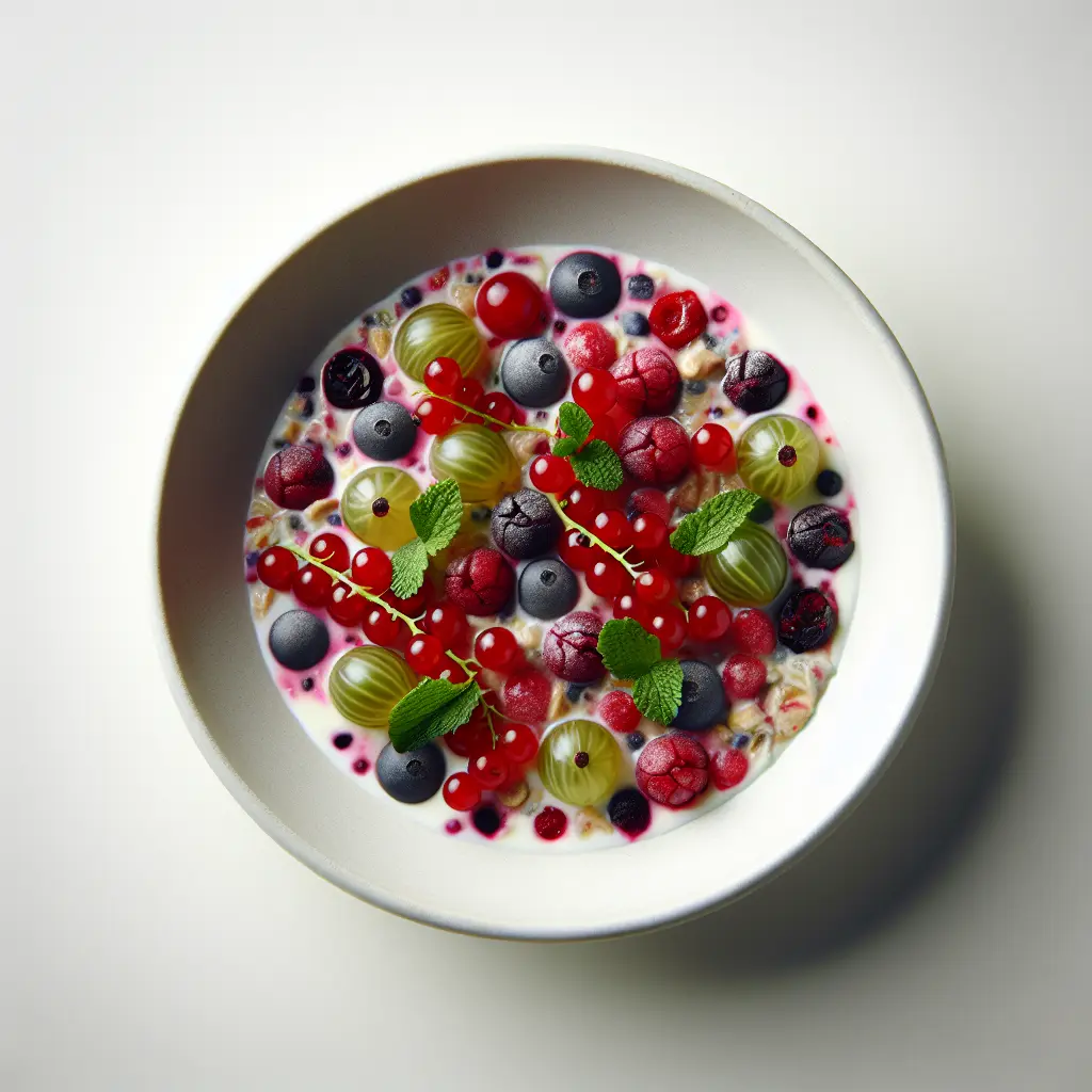 Gooseberry and Currant Breakfast Bowl