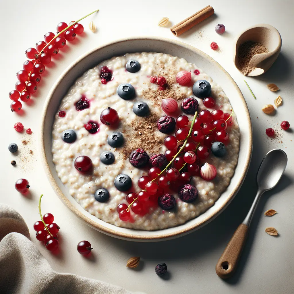 Gooseberry and Currant Breakfast Porridge