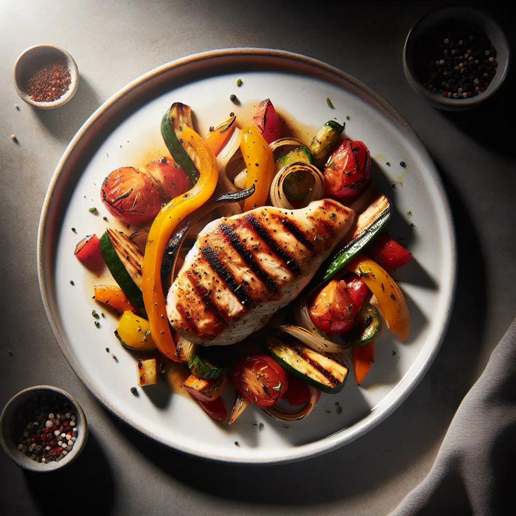 Grilled Chicken with Ratatouille