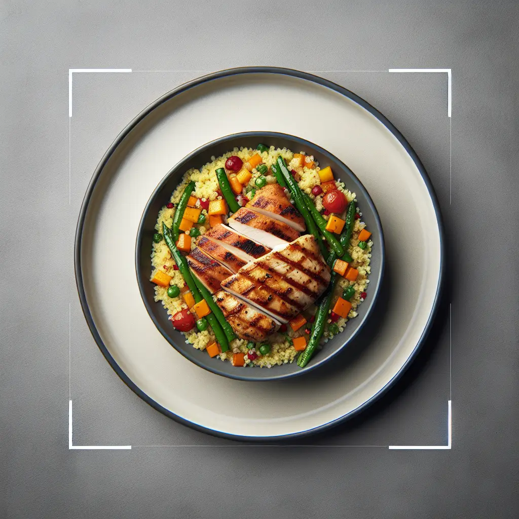 Grilled Chicken with Autumn Vegetable Couscous