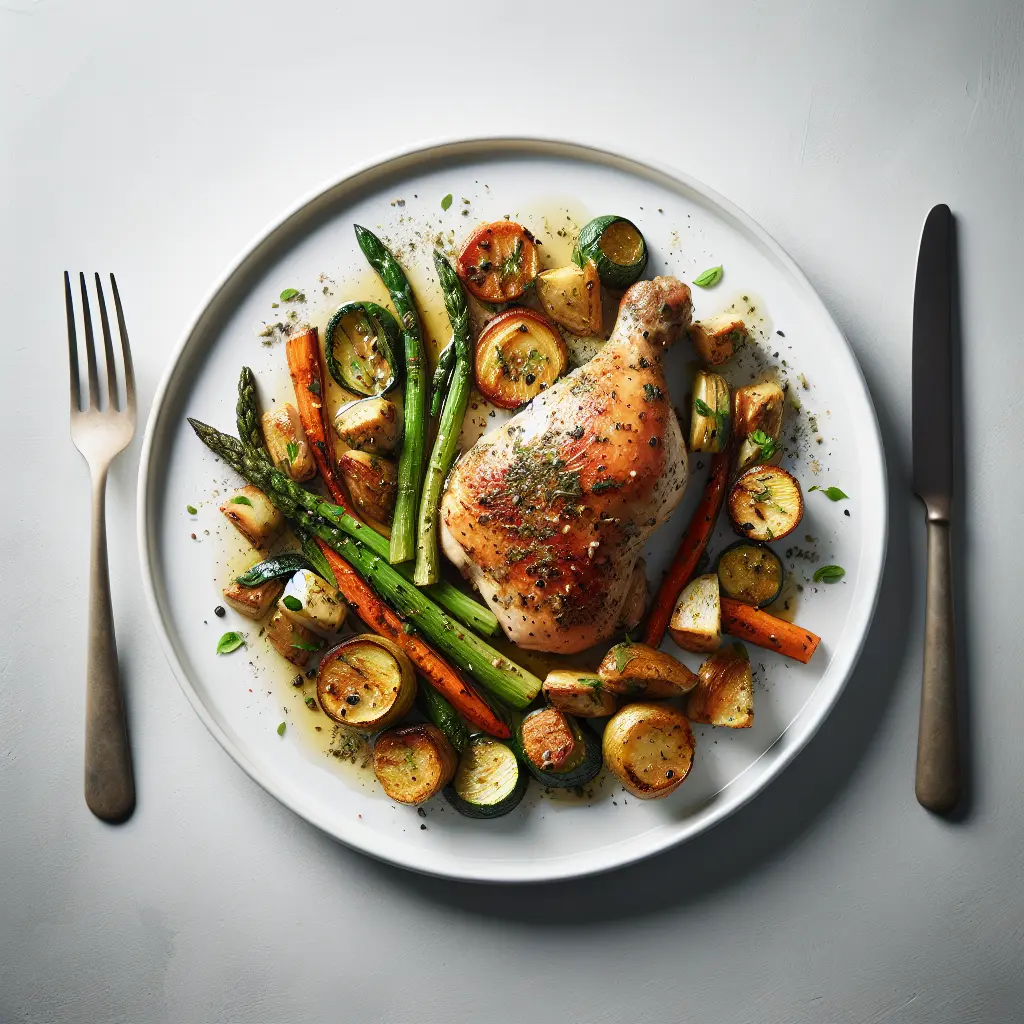 Herb-Crusted Chicken with Roasted Vegetables