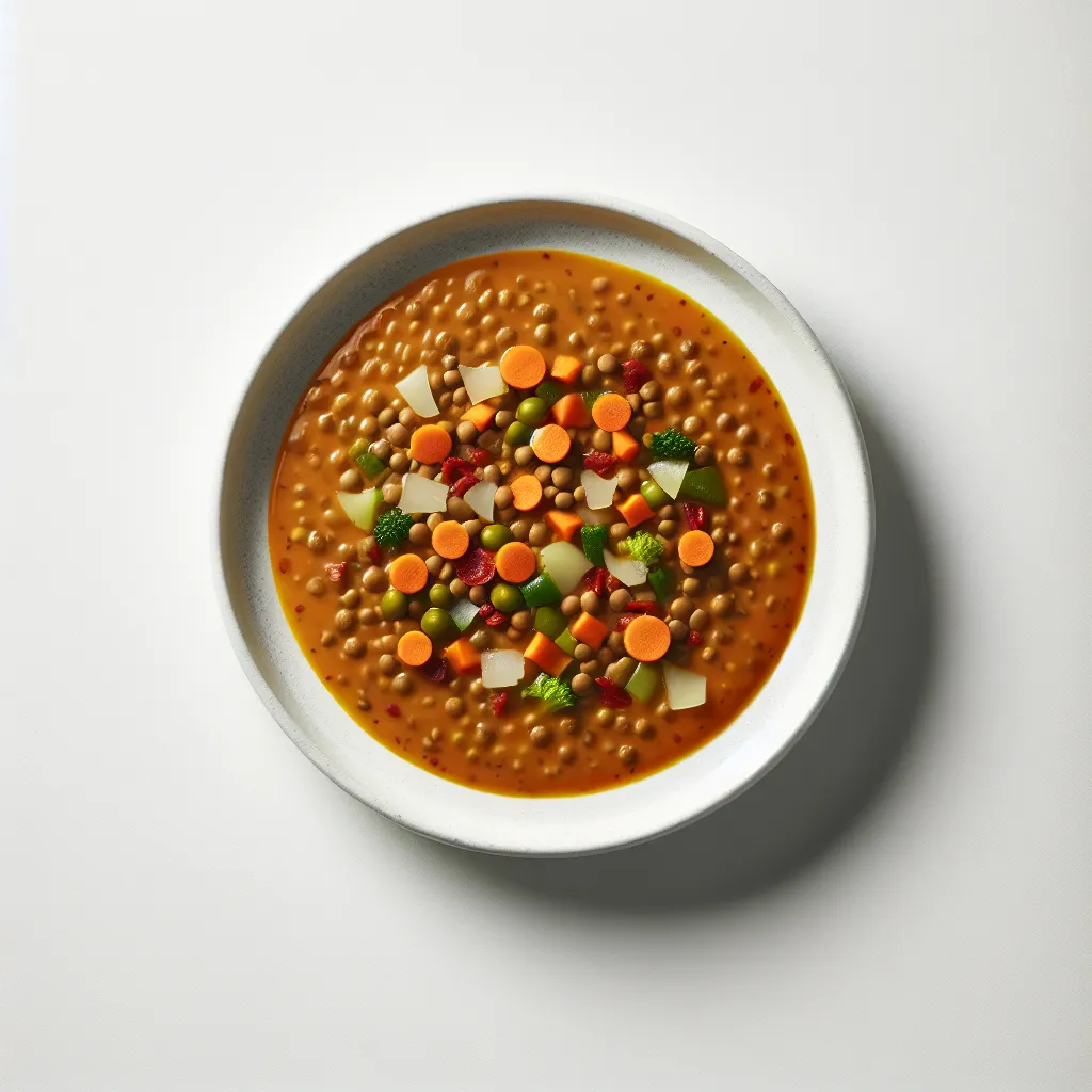 High-Protein Lentil and Vegetable Soup