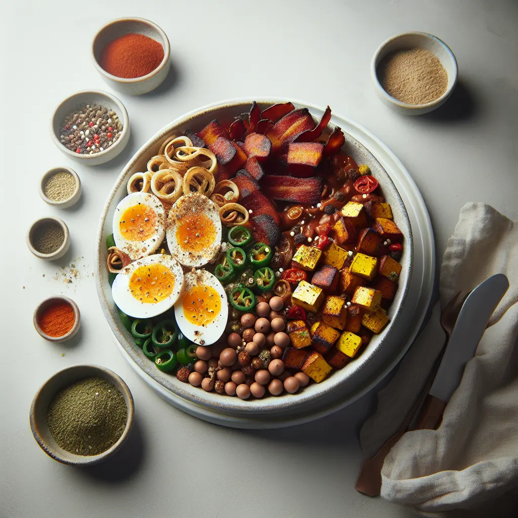 Keto Jamaican Spiced Breakfast Bowl