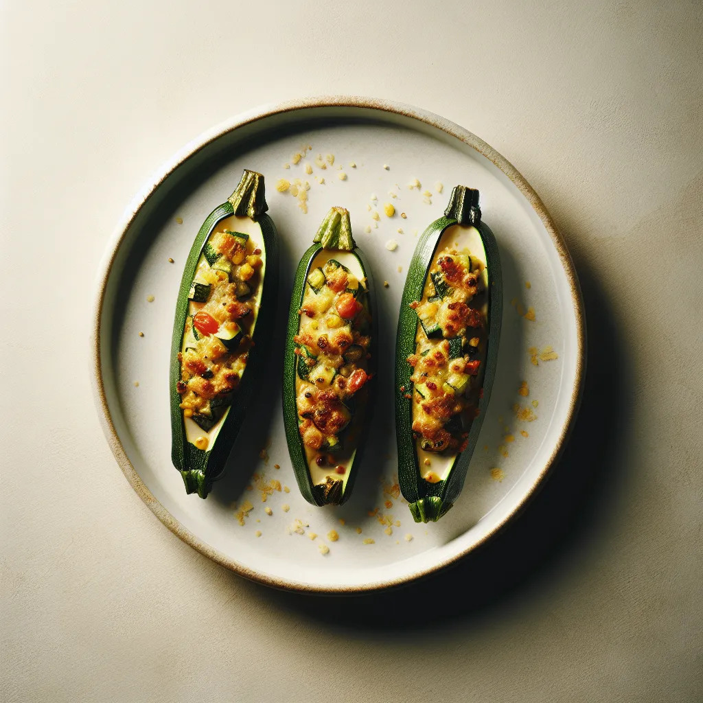 Mediterranean Stuffed Zucchini Boats