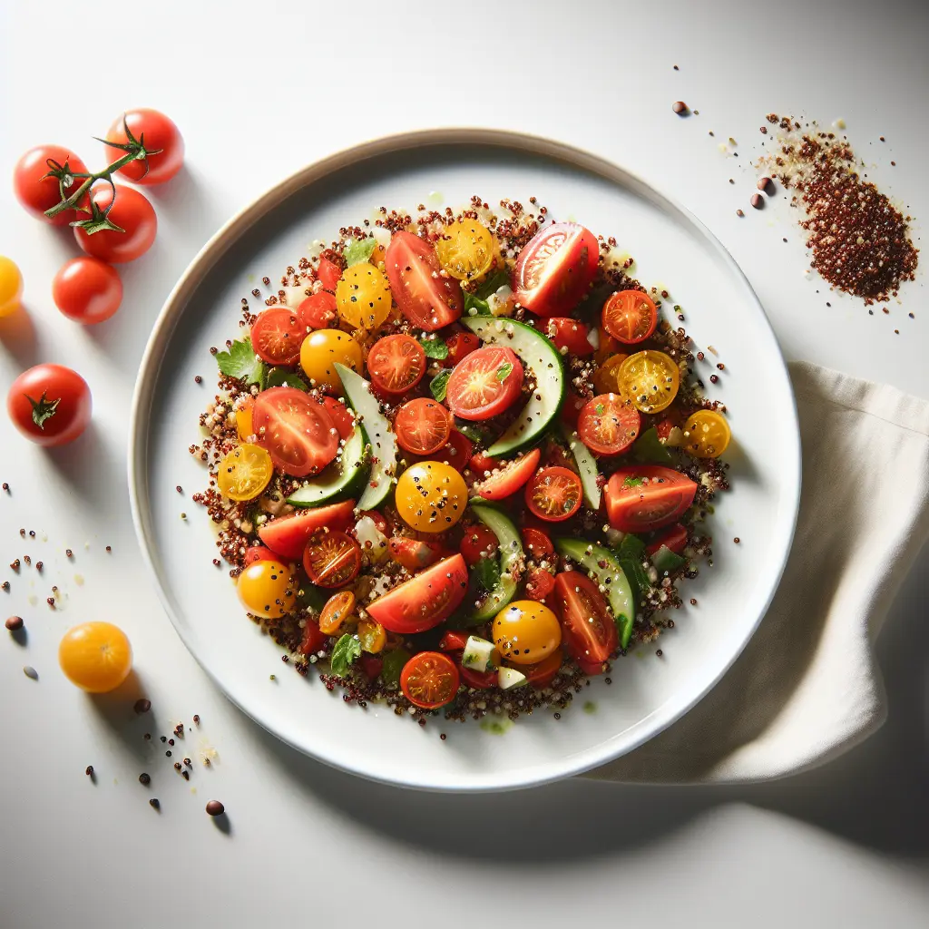 Mediterranean Tomato and Quinoa Salad