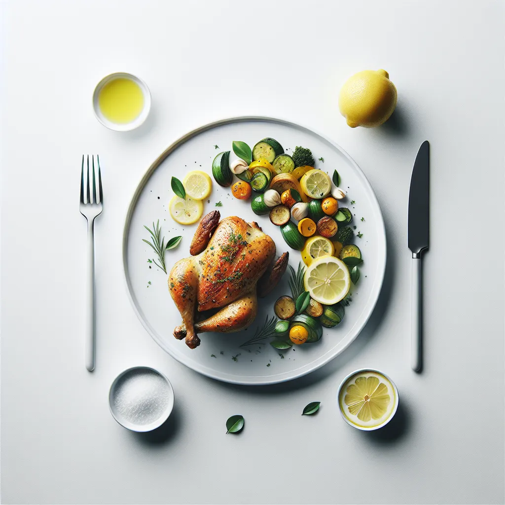 One-Pan Lemon Herb Roasted Chicken and Veggies