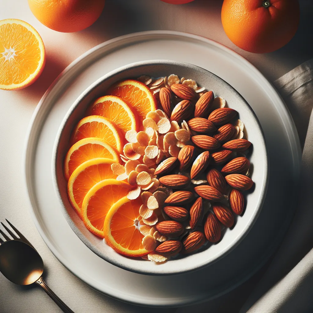 Orange Almond Cereal Bowl