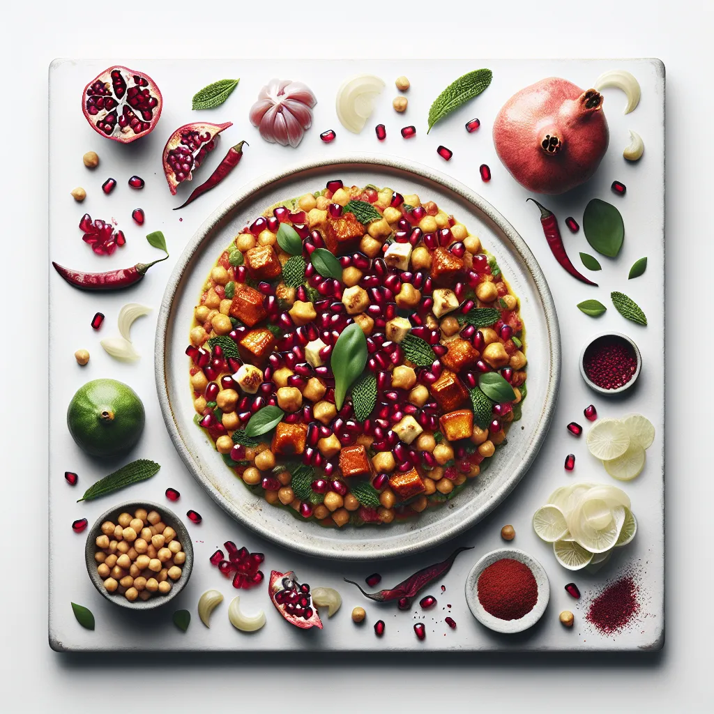 Pomegranate and Chickpea Tagine