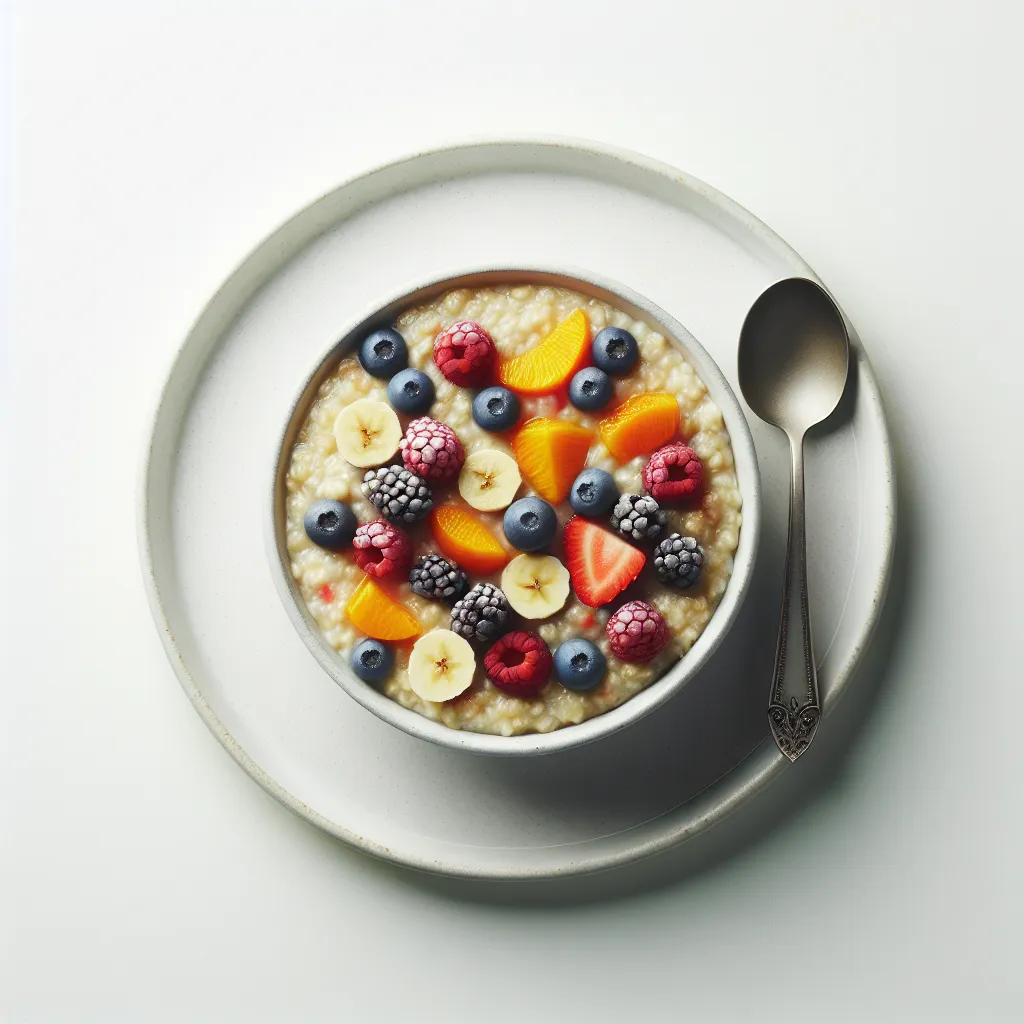 Porridge davoine aux fraises et amandes