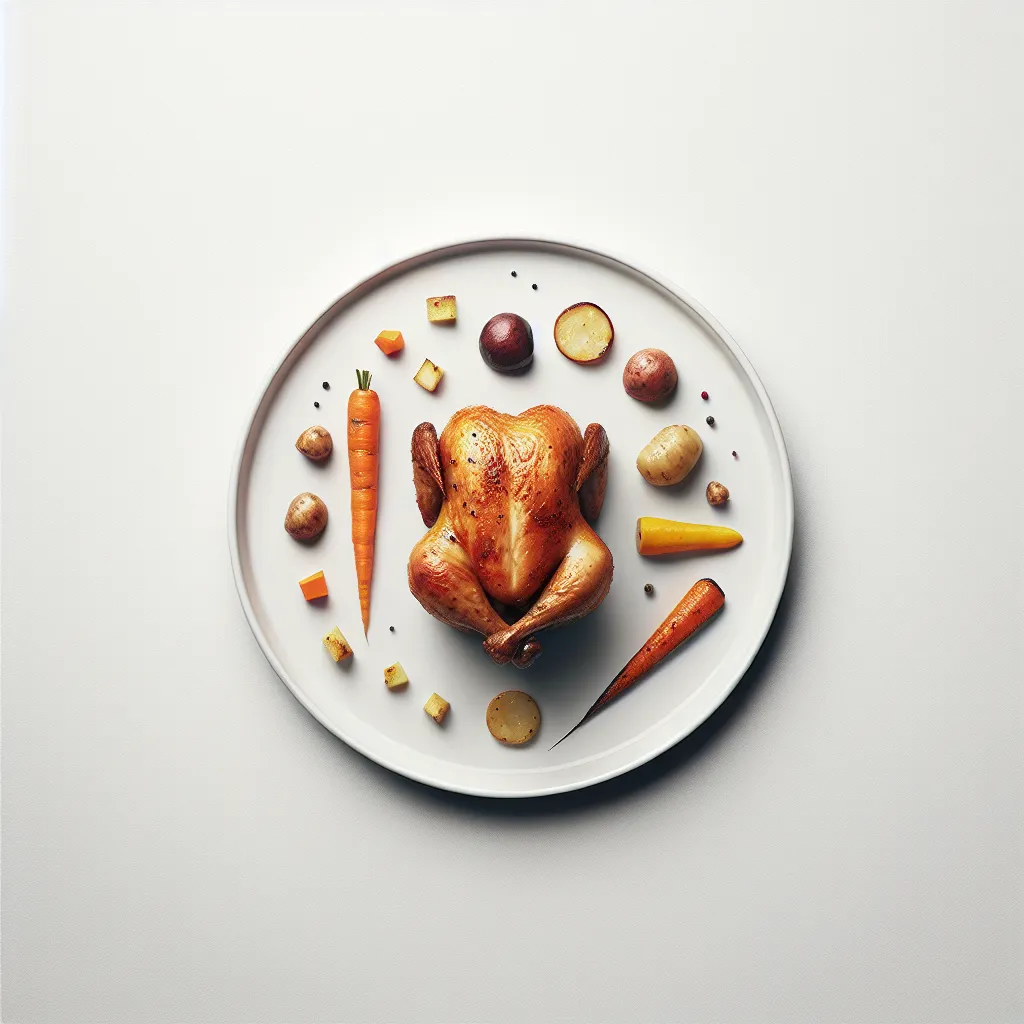Roasted Chicken with Autumn Root Vegetables