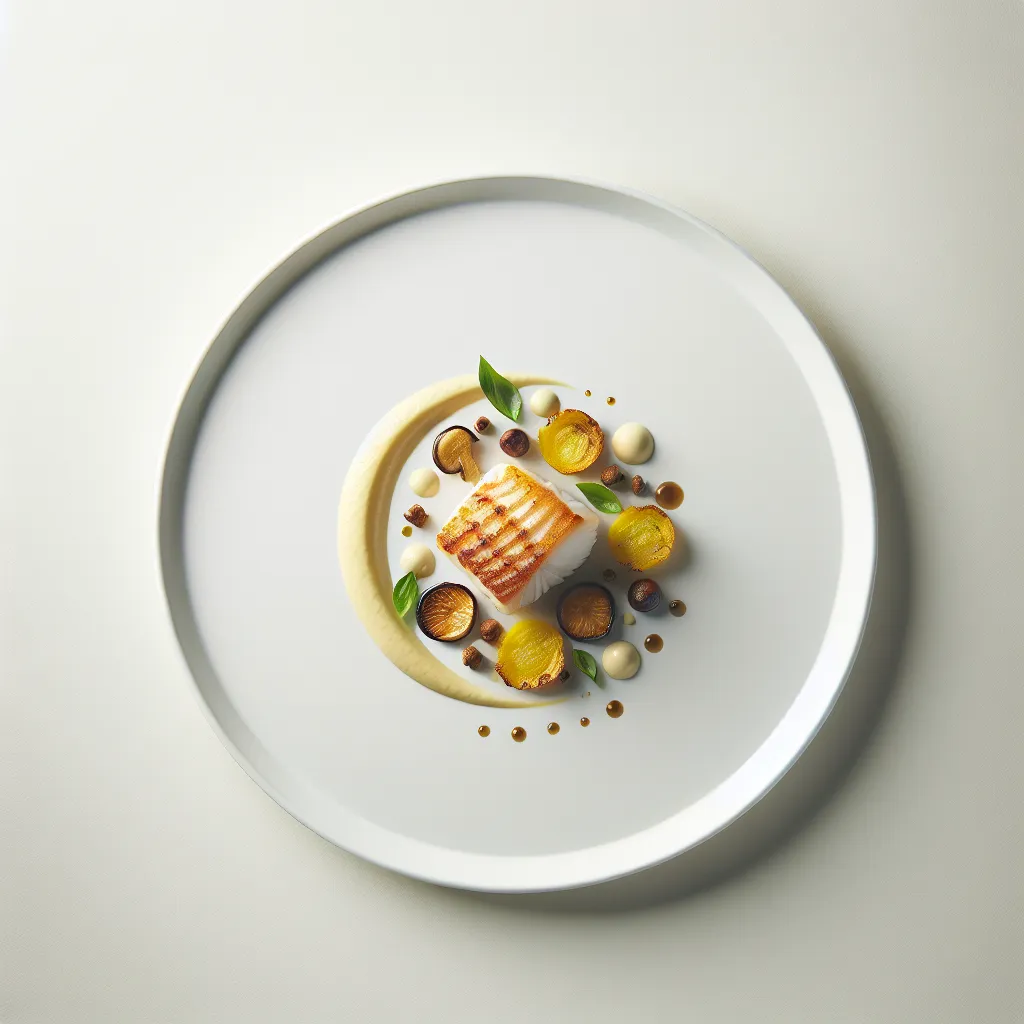 Roasted Monkfish with Chestnut and Parsnip Puree