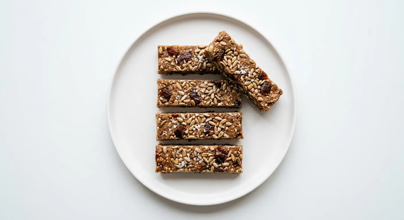 Salted Date and Sunflower Seed Energy Bars