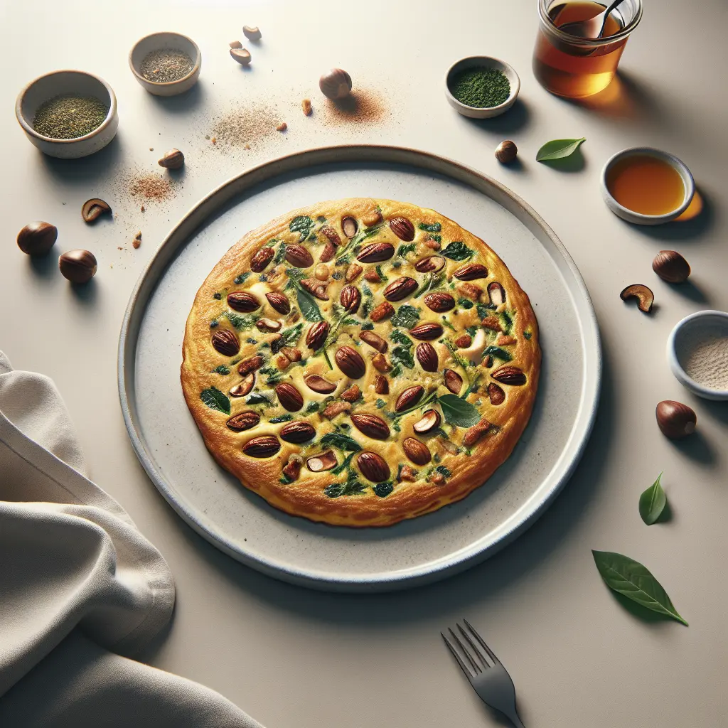 Savory Chestnut and Herb Omelette