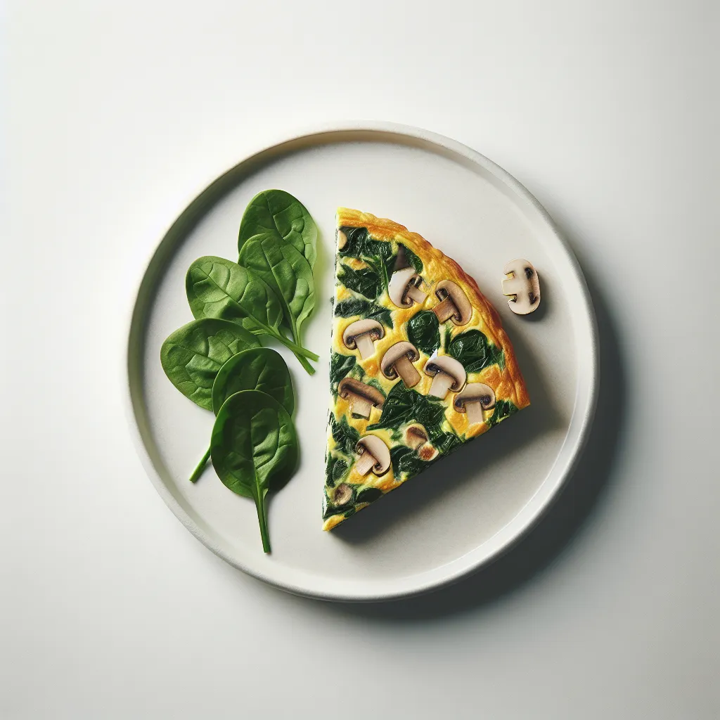 Savory Spinach and Mushroom Breakfast Frittata
