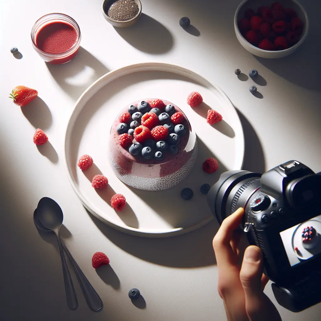 Smoothie aux fruits rouges et graines de chia