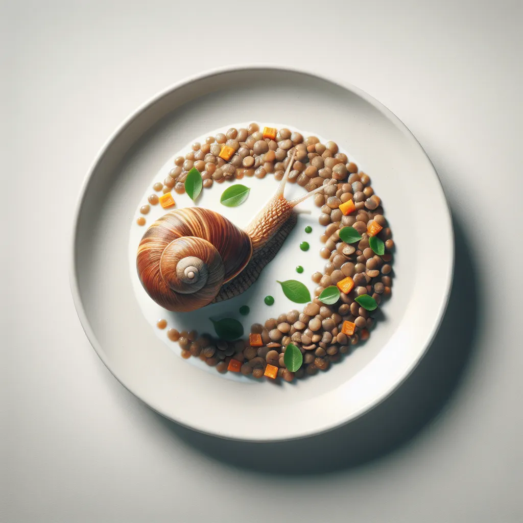 Snail and Lentil Breakfast Bowl