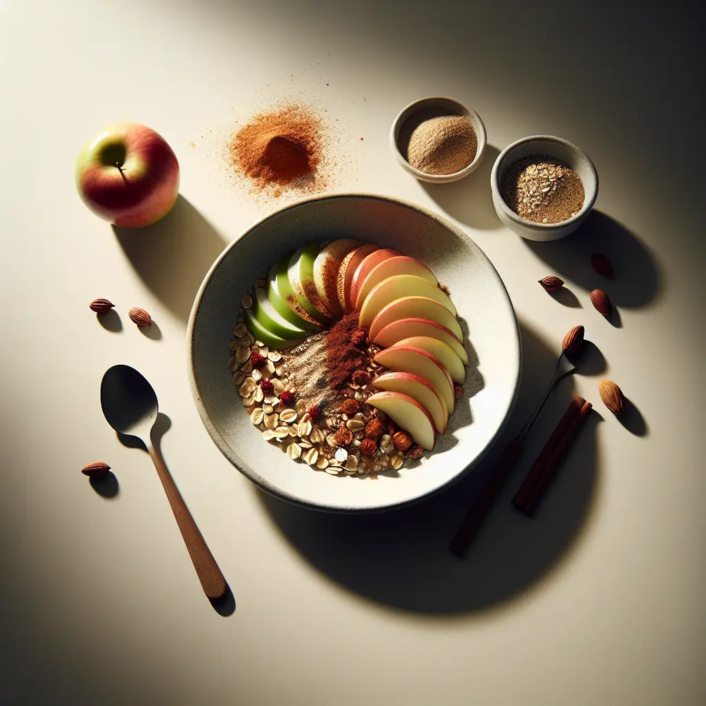 Autumn Spiced Apple and Oat Breakfast Bowl