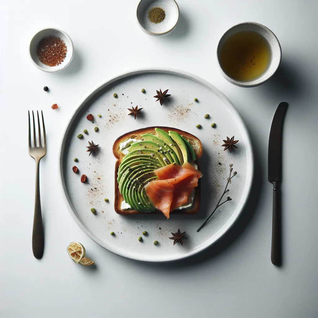 Winter Spiced Avocado and Smoked Salmon Toast