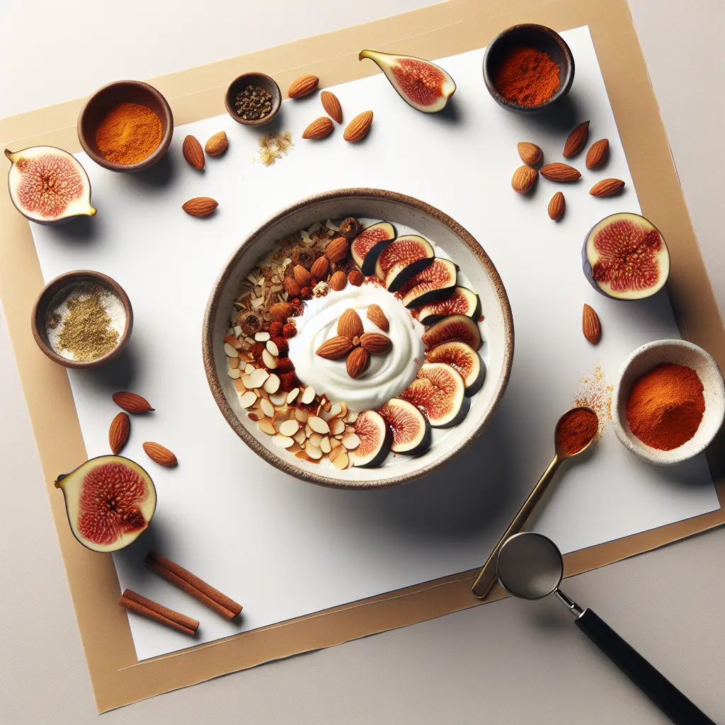 Autumn Spiced Fig and Almond Yogurt Bowl