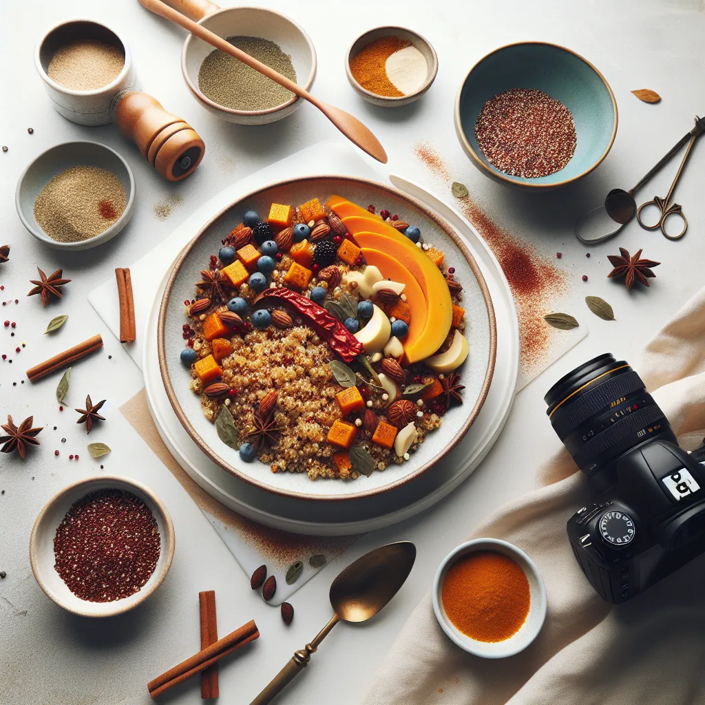 Autumn Spiced Quinoa Breakfast Bowl
