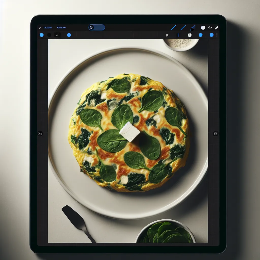 Spinach and Goat Cheese Omelette