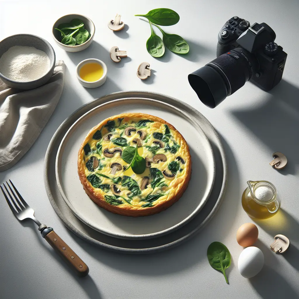 Spinach and Mushroom Frittata
