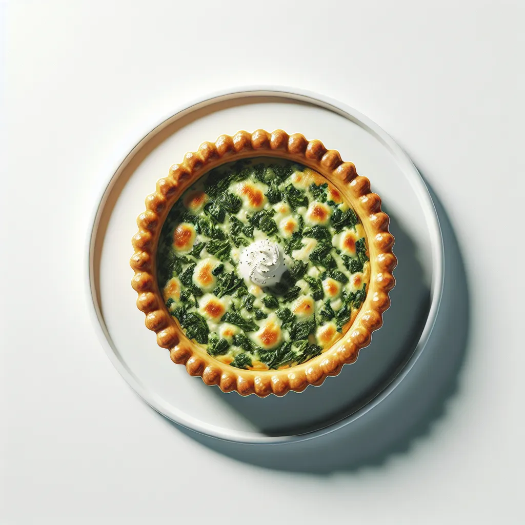 Gourmet Spinach and Ricotta Breakfast Tart