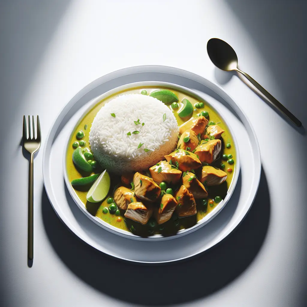 Thai Green Curry Chicken with Jasmine Rice
