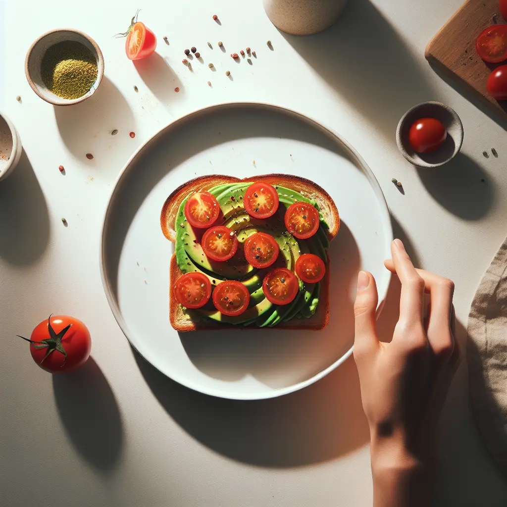 Tomato and Avocado Toast