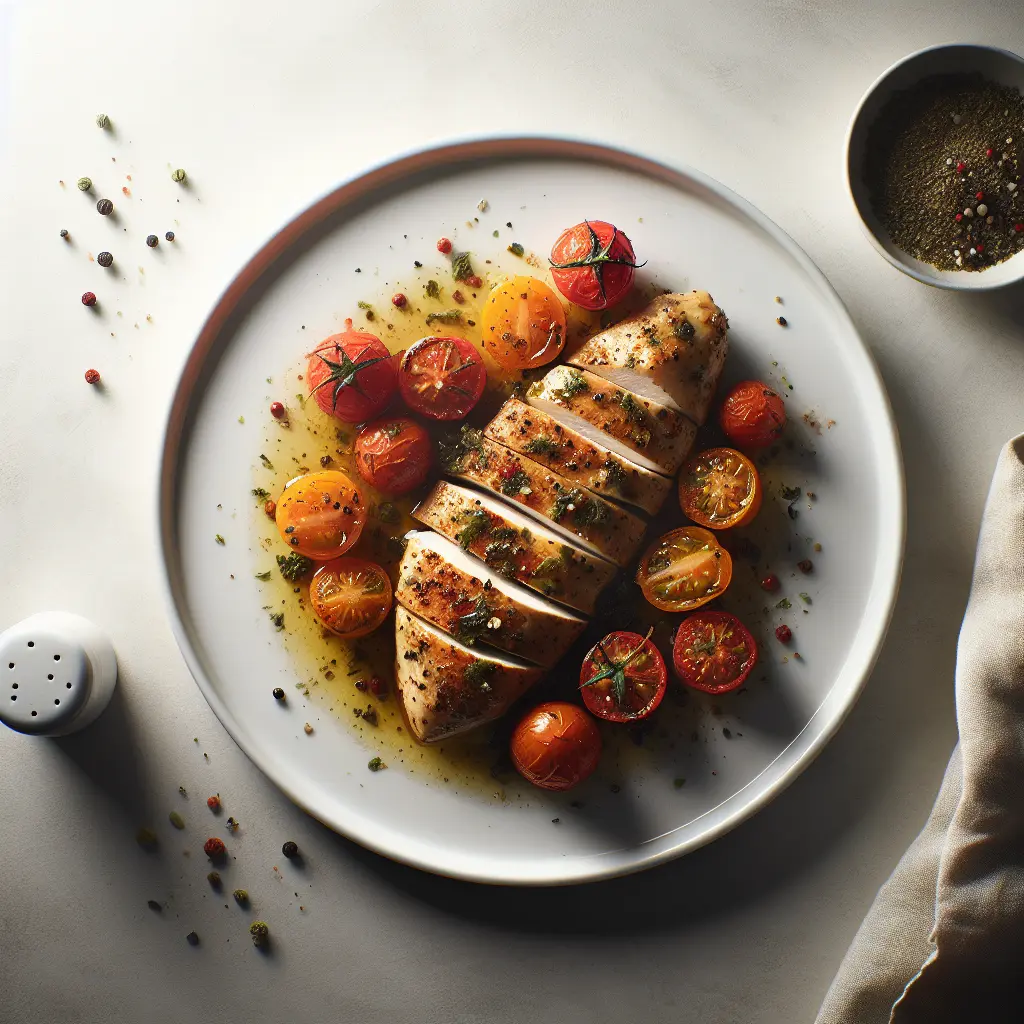 Autumn Tomato and Herb Stuffed Chicken Breast
