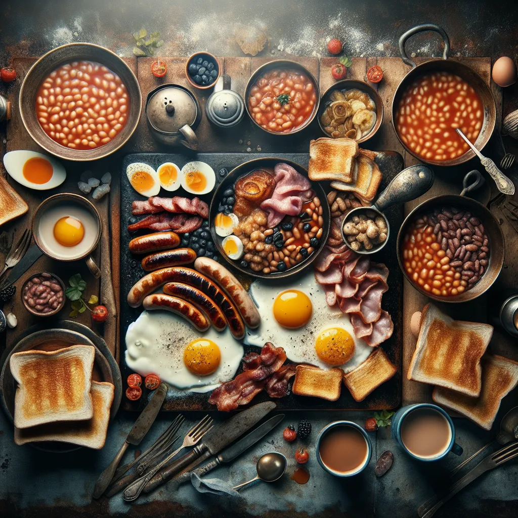 Traditional English Breakfast with a Healthy Twist