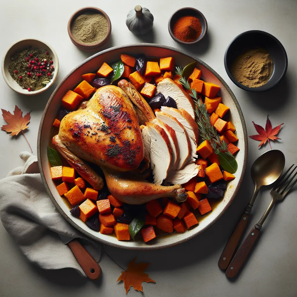 Autumn Turkey and Sweet Potato Skillet