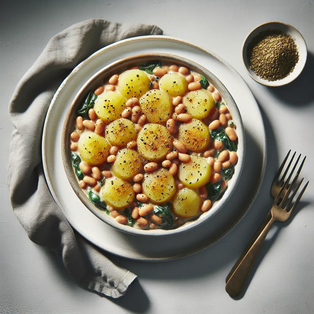 Vegan Irish Potato and Bean Casserole